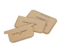 Generic Plantilla de Patrón de Cuero Acrílico Transparente para un Corte Preciso, Ideal para Elaborar Bolsas de Tarjetas