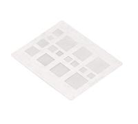 Generic Plantilla de Reparación BGA Versátil, Implantación Rápida de Estaño para Entusiastas de la Reparación de Chips IC BGA de Teléfonos