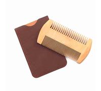 Generic Plantilla para Dar Forma a la Barba de Madera de Peral, Peine de Peinado Duradero para Cabello, Bigote para Hombres, Fragante, Adecuado para Uso Diario