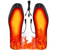 Generic Plantillas térmicas recargables, plantillas térmicas eléctricas de calefacción, plantillas de arranque de calefacción para deportes de invierno, plantillas de corte DIY para hombres y