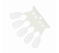 Generic Plástico Durable 4 Colores 50 Piezas Consejos de Práctica de Nail Art Exhibición de Color de Gel de Esmalte de Manicura para Exhibición de Arte de Uñas y Práctica Tarjeta de Color de Uñas