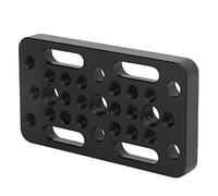 Generic Plato de Queso, Plato de Liberación Rápida Placa de Montaje de Queso de Aluminio Placa de de Montaje de Liberación Rápida Tipo Universal para Cabeza de Trípode, Cámara