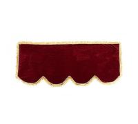 Generic Pleuche Funda de Teclado Decorada para Piano Electrónico, Anti Polvo, Material Suave, para Tecla 61/88, Borgoña/Violeta, 3 Tamaños, Gran Accesorio para Entusiastas de la Música (88 más)