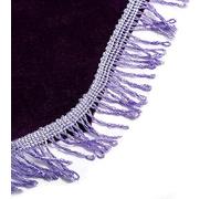 Generic Pleuche Funda de Teclado Decorada para Piano Electrónico, Protección Antipolvo y Arañazos, para Tecla 61/88, Colores Burdeos y Violeta, para Amantes de la Música (88clave)