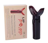 Generic Plumper de labios rojo, herramienta de succión de diseño curvado, labios más completos instantáneos, dispositivo seguro y no quirúrgico, ventosa de labios para resultados rápidos, ideal