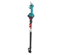 Generic Podadora Eléctrica de Hojuelas Eléctricas de Jardín con Duración de la Batería Larga, Tijeras de Poda Inalámbrica para la Rama del árbol, Poste de Extensión Ajustable (Enchufe de la UE)