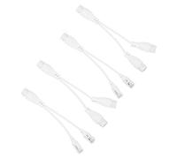 Generic PoE Splitter, PoE Separator 1 a 2 Transmisión de Video CCTV 2Set Splitter Separador Adaptador Inyector a Prueba de Lluvia