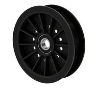 Generic Polea Loca Plana Rueda Loca de Cortacésped Robusta a Prueba de Desgaste para Cortacésped Negro 1 X Unidad (109-0977)