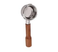 Generic Portafiltro sin Fondo de 58 Mm Accesorio para Máquina de café de Acero Inoxidable de Triple Oreja para Barsetto C1 Haya - Observación de Extracción Mejorada y Diseño Higiénico (estilo 1)