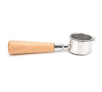 Generic Portafiltro sin Fondo, de Mácina de Café de Acero Inoxidable Fácil de Usar para Bar para Cafeetería para el HOGAR (haya de 51 mm)