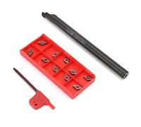 Generic Portaherramientas de Torneado S12M-SDUCR07 de Alto Rendimiento con 10 Insertos y Llave para un Procesamiento CNC Eficiente