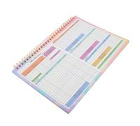 Generic Portátil Cuaderno Gastos Semanal y Diario para Gestión Financiera Personal y Empresarial con Papel Resistente y Cubierta Duradera