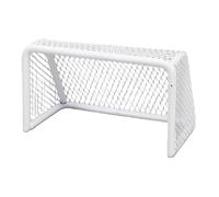 Generic Portería de Fútbol en Miniatura para Casa de Muñecas, Equipo Deportivo de Acero Portátil, 11x6x6,5 Cm, Ideal para Juegos Creativos (White)