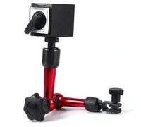 Generic Portor de Herramienta Ajustable de Base Magnética, Indicador de Basura de Base Magnética de Encendido/apagado con Material de Metal Magnético para el Indicador de Dial para el de la