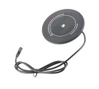 Generic Posavasos Calentador de Tazas, Tamaño Pequeño, 40 ℃, Almohadilla Térmica para té, Resistente Al Agua, Aluminio Negro, Stalinite