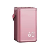 Generic Powerbank Portátil 60000mAh Cuatro Puertos USB para Powerbank de Carga Rápida 135 * 81 * 85mm (Generic32ng4izba7-10269866)