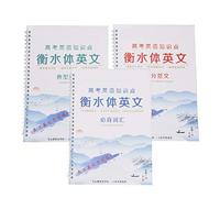 Generic Practica Caligrafía Inglesa con Cuaderno de Ranura Reutilizable para Escritura Rápida y Fuente Clara para Niños Estudiantes