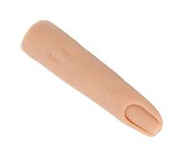 Generic Práctica de Tatuaje, Modelo de Dedo, Silicona Flexible, Uñas Postizas, Arte de Entrenamiento, Dedo para Acupuntura, Accesorios de Halloween, 3,1 Pulgadas