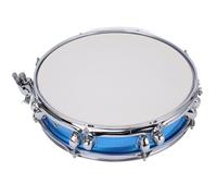 Generic Práctica para Principiantes Snare Drum Super Slim 14 Pulgadas de Acero Inoxidable Estudiante de Acero Inoxidable con Baquetas, Kit de Tambor para Géneros de Música Pop (BLUE)