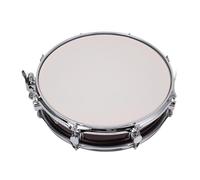 Generic Práctica para Principiantes Snare Drum Super Slim 14 Pulgadas de Acero Inoxidable Estudiante de Acero Inoxidable con Baquetas, Kit de Tambor para Géneros de Música Pop (WINE RED)