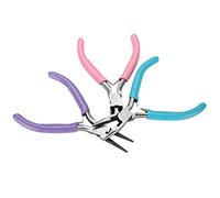 Generic Práctico Juego de Alicates de Joyería para Fabricación y Reparación de Joyas con Construcción de Acero que Incluye Punta Redonda y Cortadores Laterales