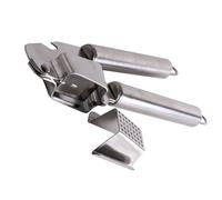 Generic Prensa de Ajo de Acero Inoxidable, Picadora de Ajo Manual Eficiente y Duradera para Cocina Casera, 6,3 X 1,57 Pulgadas