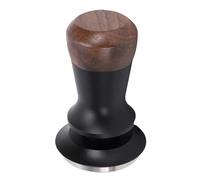 Generic Prensa de Café con Retroalimentación Sonora Ergonómico para una Óptima Experiencia de Prensado Acero Inoxidable y Madera de Nogal 1 Unidad (51MM)