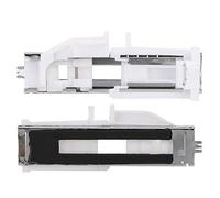 Generic Prensatelas Esencial para Ojales de Acero Inoxidable para Máquina de Coser ABS Fácil de Usar para Aficionados Al Bricolaje Blanco + Plateado