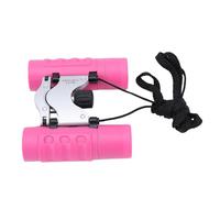 Generic Prismáticos para Niños 8x21 a Prueba de Golpes con Mecanismo de Enfoque Fácil, Juguete Científico Ideal para Acampar Actividades Al Aire Libre, Metal de Goma ABS (Rosado)