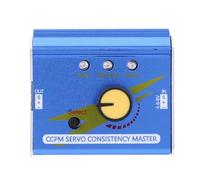 Generic Probador de Consistencia de Servo RC, Comprobador ESC de Motor Analógico/Digital Duradero para Avión, Barco, Coche, Modo CCPM para Entusiastas de RC, Metal 1,89 * 1,65 * 0,67"