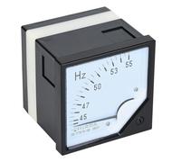 Generic Probador de Frecuencia Alta Precisión 45-55Hz AC 380V 1.5 Medidor de Panel Analógico para Minería Industrial Metalurgia Química Energía Eléctrica 2 Soportes