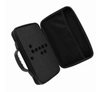 Generic Protector a Prueba de Golpes de la Caja Dura del Aceite Esencial de Shell para 60 Botellas 5ml, 15ml para el Hogar (Black)