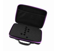 Generic Protector a Prueba de Golpes de la Caja Dura del Aceite Esencial de Shell para 60 Botellas 5ml, 15ml para el Hogar (Purple)
