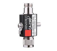 Generic Protector contra Sobretensiones Coaxiales DC-2500MHz Duradero 400W para Transceptores Receptores Metal ABS 1 Pieza