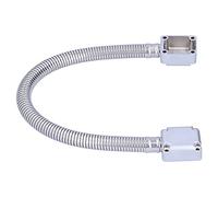 Generic Protector de Alambre de Bucle de Porte, Tubo de Protección de Acero Inoxidable de la Extensión del Alambre de la Puerta con Cabezal de Metal para Protección