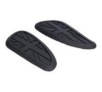 Generic Protector de Almohadilla Adhesiva para Tanque de, Elegante Diseño de Goma que Evita Arañazos, Apto para Bonneville T100 T120 Speed Twin, 2 Unidades (BLACK)