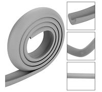 Generic Protector de Borde de Mesa Respetuoso del Medio Ambiente Suave de Goma de la Tira de Parachoques de la Seguridad del bebé los 2m para el Niño Pequeño, Material de NBR (Grey)