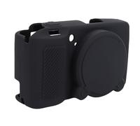 Generic Protector de Cuerpo de Cámara de Silicona Suave y Delgado para Cámara GR3 GR3X, Cubierta de Digital con Textura Antideslizante para un Trabajo de Fotografía Cómodo (Black)
