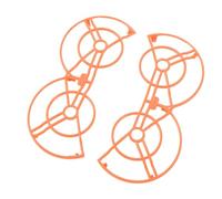 Generic Protector de Hélice RC Quadcopter Diseño Liviano Fácil de Instalar, para Entornos de Vuelo Complejos, Material ABS (Orange)