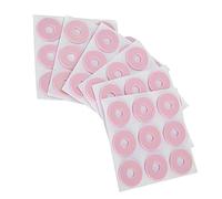 Generic Protector de Pies Suave y Elástico Transpirable Cojín de Callos de Espuma de Látex para Parche de Pie Antidesgaste Cómodo Paquete de 6 Almohadillas de Maíz Rosa (redondo rosa S)