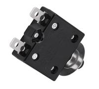 Generic Protector de Sobrecarga de Reinicio Manual Disyuntor de Diseño Compacto para Automoción 20A Negro (18A)