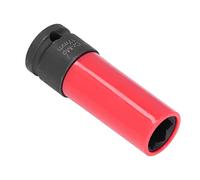 Generic Protector de Tuerca de Rueda Premium de 1/2 Pulgada, 3.346 in de Largo para Motores Clase S W221, Clase M 1.6L .8L 16v, Negro + Rojo