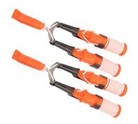 Generic Púas de Seguridad para Pesca en Hielo, Paquete de 2 Picahielos de Mano Dobles con Cinturón de Seguridad y Silbatos, para Rescate de Emergencia y Salvavidas Al Aire