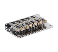 Generic Puente de Silla de Montar Rígido para Guitarra Eléctrica Puente de Guitarra de Cobre de Aleación de Zinc Duradero para una Mejor Calidad de Sonido Ideal para Músicos Material Color Cantidad