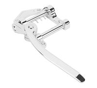 Generic Puente Vibrato Tremolo, Pieza Trasera de Metal con Varillas de Fijación de Rodillos, para Guitarra Eléctrica ES335 Tele SG (SILVER)