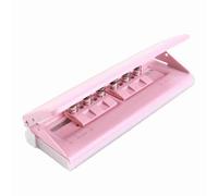 Generic Punches Huecos, Agujero Deslizante -Ajuste de Ajuste de : Salvar un Golpe Rosa de 6 Hoyos para la carpeta. Esfuerzos
