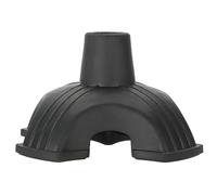 Generic Punta de Bastón de Goma Autoportante, Soporte de Cuatro Bases, Punta de Bastón para Mejorar la Tracción y el Equilibrio, Tamaño de 19mm