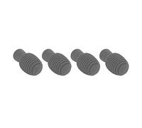 Generic Punta de Práctica de Baqueta, Baqueta Silenciosa de Silicona Portátil para Principiantes que Practican, 4 Piezas para Práctica de Batería, Silicona Ecológica (GRAY)