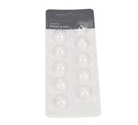 Generic Puntas de los Oídos Auditivos, Domos de Ayuda de Sonido Anti Static 10pcs Alta Transparencia Duradera para Reemplazo (6MM)
