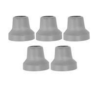 Generic Puntas de Muleta Médicas Puntas de Muleta de Repuesto Antideslizantes Duraderas con Juntas de Metal para Bastones Caminar Seguro para Todos los Bastones Plegables, Tamaño de 3,6 X 3,6 X Cm